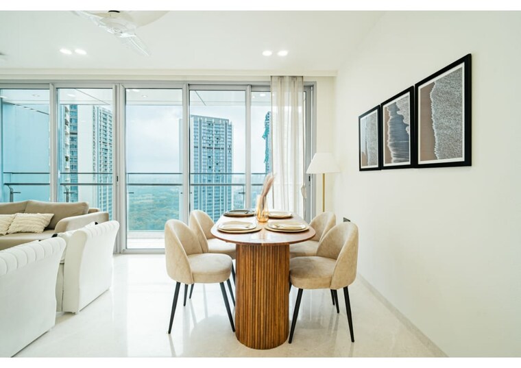 Living Room, oberoi-exquisite-goregaon 3 Bedroom 1300 Sq.Ft. Apartment In Goregaon East Mumbai 9036575