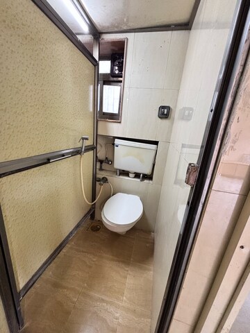 Bathroom in 1 BHK Apartment at Nand Dham CHS Dahisar, Kandarpada – for Rent