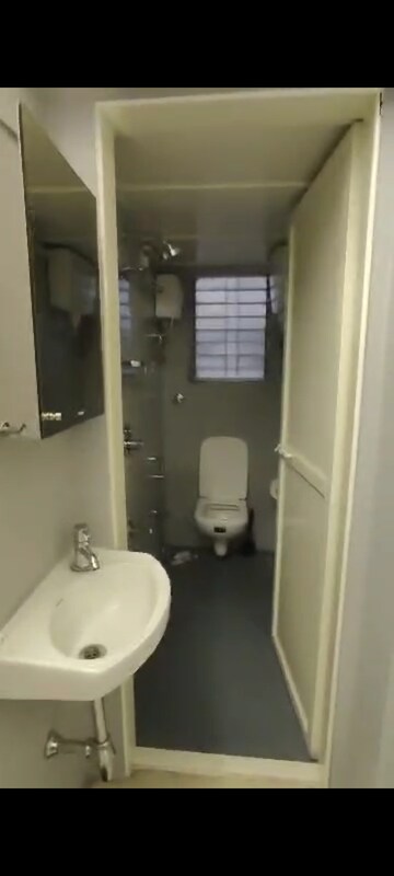 Bathroom in 3 BHK Apartment at Amrita Apartment, Dadar West – for Rent