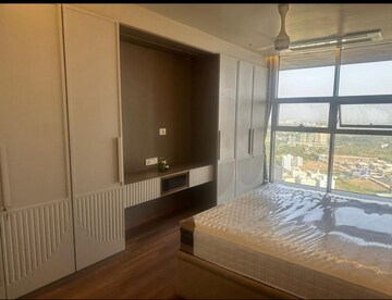 Master Bedroom in 6 BHK Apartment at Panchshil Towers, Kharadi – for Rent