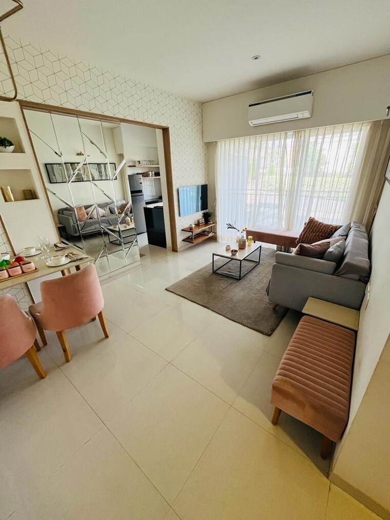 Living Room, godrej-vihaa 1 Bedroom 730 Sq.Ft. Apartment In Badlapur East Thane 9036643