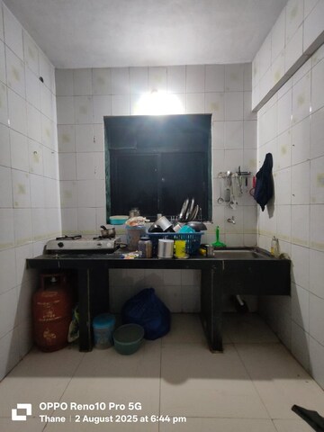 Kitchen in 1 BHK Apartment at Shivratna CHS, Kalwa – for Rent