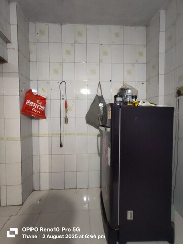 Bathroom in 1 BHK Apartment at Shivratna CHS, Kalwa – for Rent