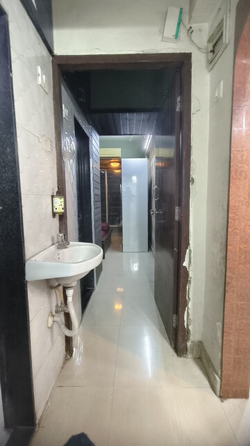Building Lobby in 1 BHK Apartment at Shanti Dham Heights, Parsik – for Rent