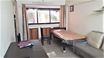 Living Room in 1 BHK Apartment at Four Bunglows – for Rent