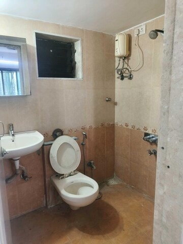 Bathroom in 1 BHK Apartment at Seven Bungalow, Andheri West – for Rent