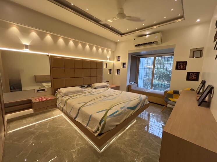 Bedroom, seven-bungalow 1 Bedroom 550 Sq.Ft. Apartment In Andheri West Mumbai 9036666