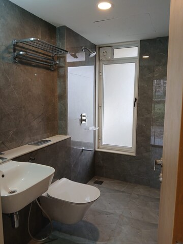 Bathroom in 3 BHK Apartment at Nyati Ethos, Undri – for Rent