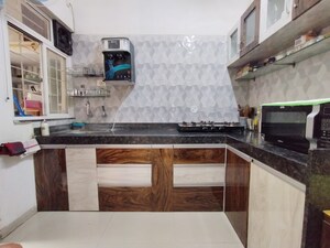 Kitchen in 3 BHK Apartment at Nyati Elite, Undri – for Rent