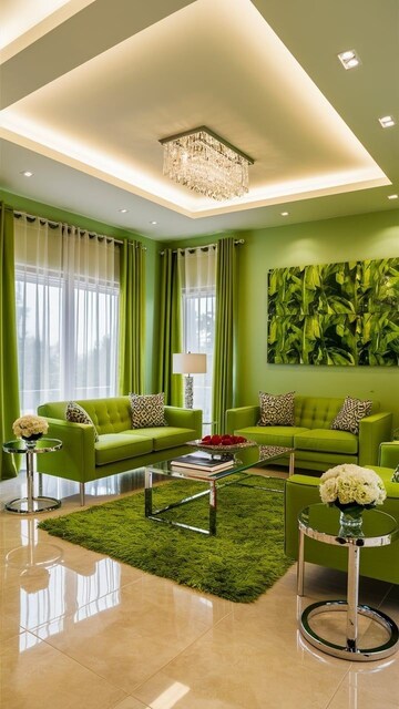 Living Room in 6+ BHK Independent House at RWA Apartments Sector 108, Sector 108 – for Rent