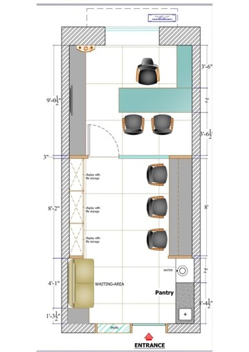 Floor Plan in  Office Space at Alphathum, Sector 90 – for Rent