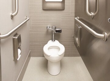 Bathroom in  Office Space at Kanakia Spaces Wall Street, Andheri East – for Rent