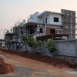 3 BHK Villa – Exterior View View at JB Serene Villas, Ibrahimpatnam - for Sale