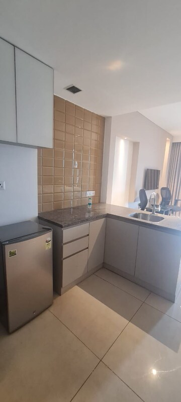 Kitchen in Studio Apartment at M3M One Key Resiments, Sector 67 – for Sale