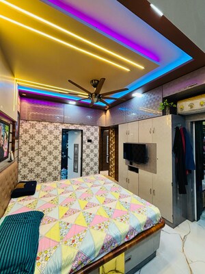 Bedroom in 2 BHK Apartment at Happy Home Sarvodaya Nagar, Ambernath West – for Sale