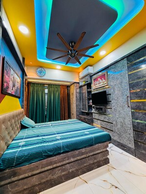 Bedroom in 2 BHK Apartment at Happy Home Sarvodaya Nagar, Ambernath West – for Sale