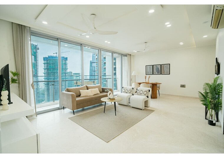 Living Room, mahindra-splendour 3 Bedroom 1640 Sq.Ft. Apartment In Bhandup West Mumbai 9037167