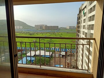 Balcony in 3 BHK Apartment at Ganga New town, Dhanori – for Rent