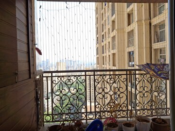 Balcony in 3 BHK Apartment at Hiranandani Eagleridge Wing B, Thane West – for Rent