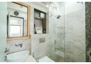 Bathroom in 2 BHK Apartment at Runwal Greens, Mulund West – for Sale
