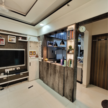 Living Room in 1 BHK Apartment at Kshitij Vivanta, Sadan Wadi – for Sale
