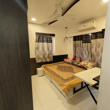 Master Bedroom in 1 BHK Apartment at Kshitij Vivanta, Sadan Wadi – for Sale