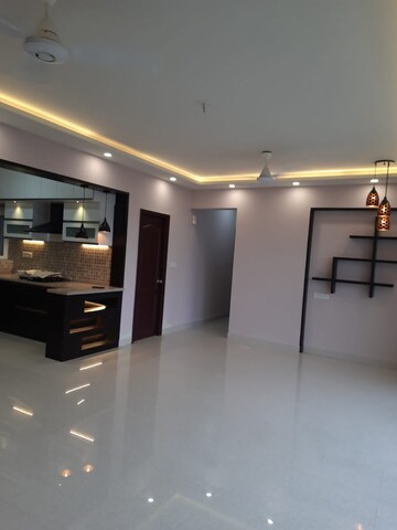 Living Room in 3 BHK Apartment at Mantri Lithos, Thanisandra – for Rent