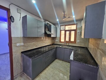 Kitchen in 3 BHK Builder Floor at Palm Residency Chhatarpur, Chattarpur – for Rent