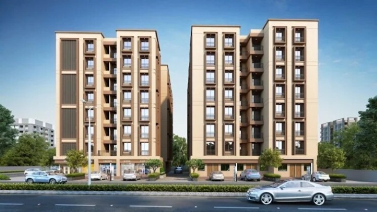 Exterior View, gotri 3 Bedroom 821 Sq.Ft. Apartment In Gotri Vadodara 9036817