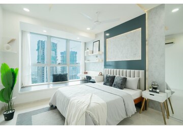 Bedroom in 3 BHK Apartment at Runwal Greens Pinewood, Mulund West – for Sale