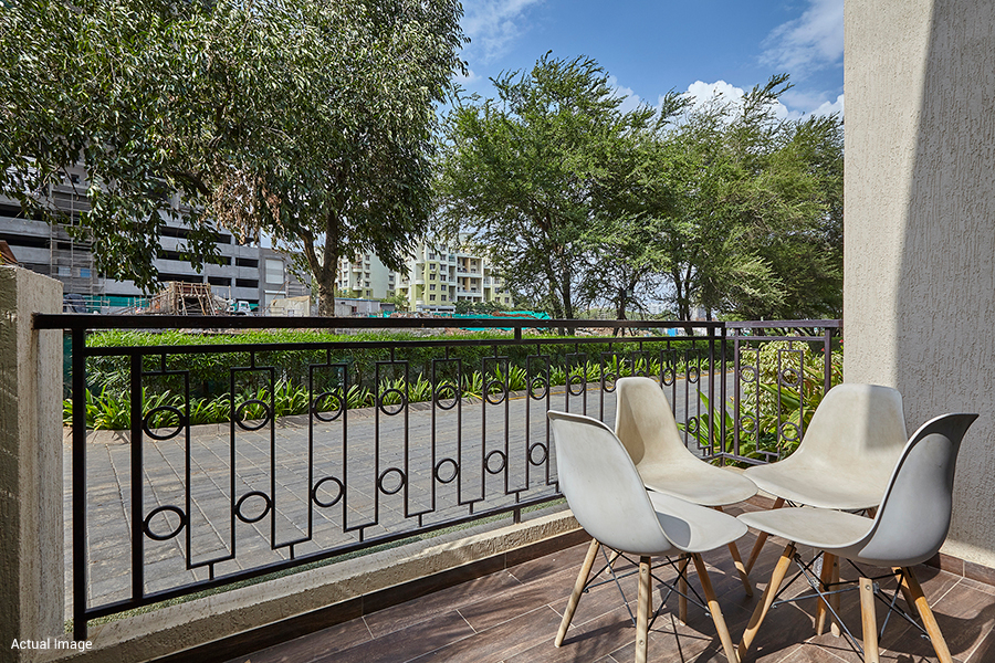 2 BHK + Pooja Room Apartment For Rent in Nyati Elysia