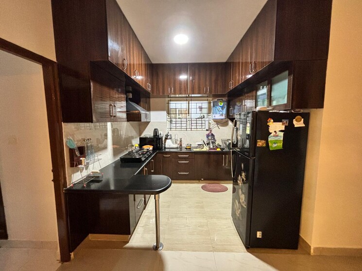 Kitchen, l-t-raintree-boulevard 3 Bedroom 1345 Sq.Ft. Apartment In Hebbal Bangalore 9037249