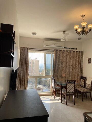 Living Room in 2 BHK Apartment at Omkar Ananta, Goregaon East – for Rent