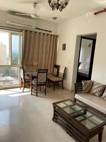 Living Room in 2 BHK Apartment at Omkar Ananta, Goregaon East – for Rent