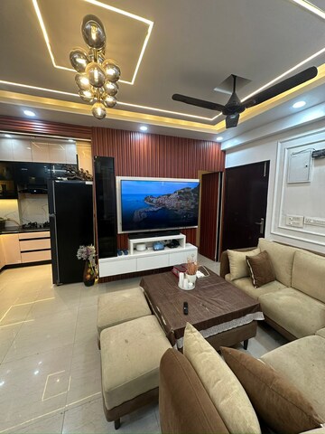 Living Room in 3 BHK Penthouse at Emaar The Vilas, Sector 25 – for Sale