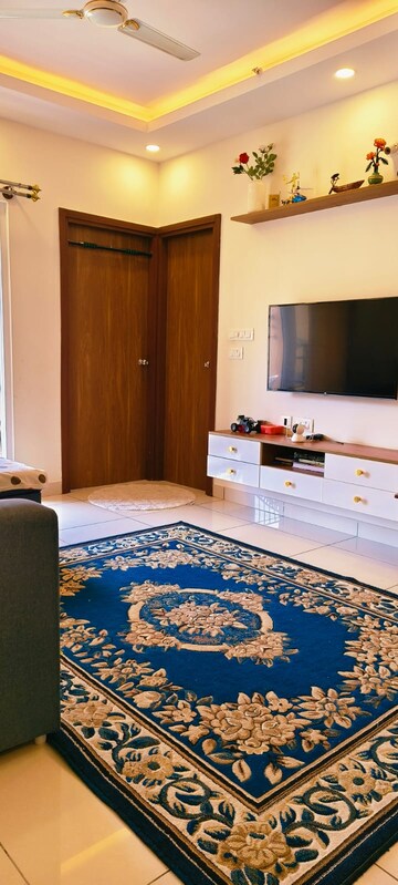 Bedroom in 2 BHK Apartment at Bhartiya Nikoo Homes Phase 2, Thanisandra Main Road – for Rent