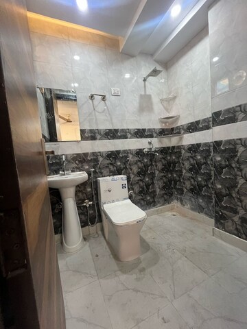 Bathroom in 3 BHK Apartment at Najafgarh – for Rent