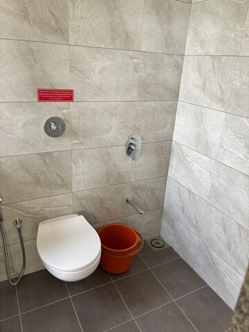 Bathroom in 3 BHK Apartment at Goyal Orchid Valley, Shela – for Rent