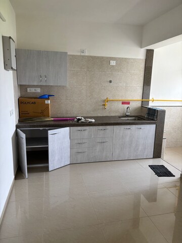 Kitchen in 3 BHK Apartment at Goyal Orchid Valley, Shela – for Rent