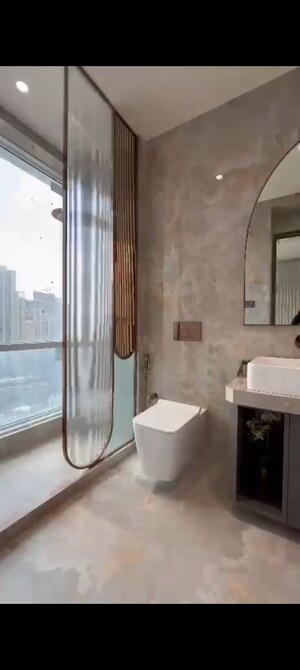 Bathroom in 3 BHK Apartment at Marathon Monte South, Byculla West – for Sale