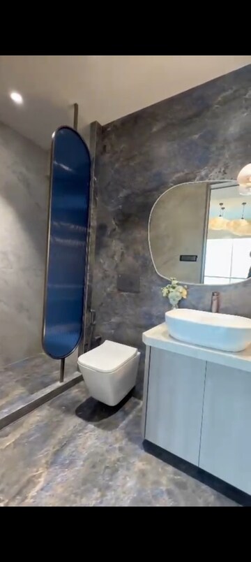 Bathroom in 3 BHK Apartment at Marathon Monte South, Byculla West – for Sale