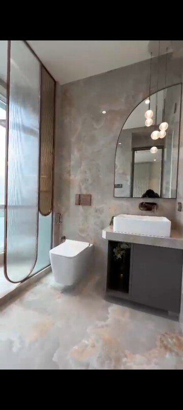 Bathroom in 3 BHK Apartment at Marathon Monte South, Byculla West – for Sale