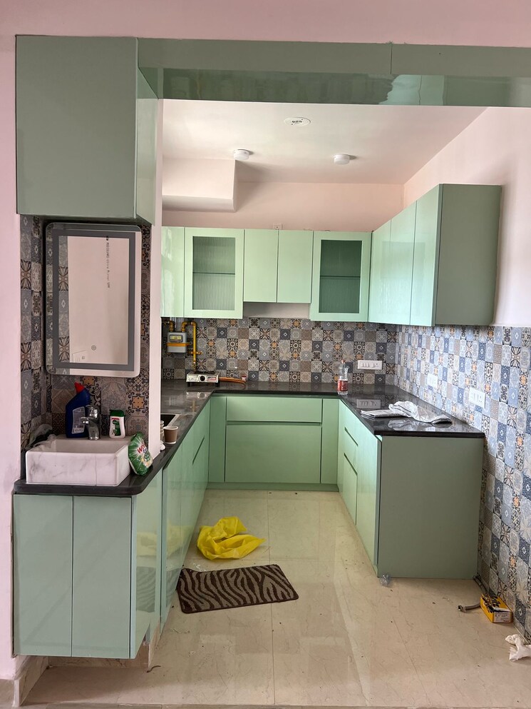 Kitchen, sector 4 dwarka 3 Bedroom 1500 Sq.Ft. Apartment In Sector 4 Dwarka Delhi 9037454