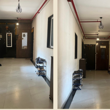 Building Lobby in 1 BHK Apartment at Shraddha Evoque, Sonapur – for Sale