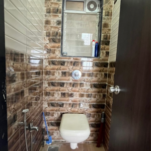 Bathroom in 1 BHK Apartment at Shraddha Evoque, Sonapur – for Sale