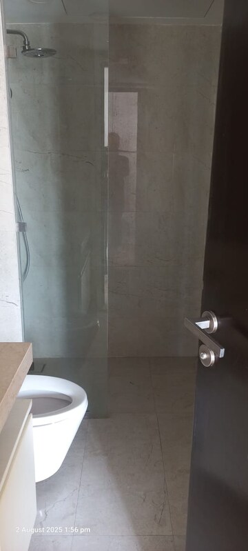 Bathroom in 2 BHK Apartment at Hiranandani Atlantis, Powai – for Rent