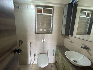Bathroom in 2 BHK Apartment at Raunak Park View, Ghodbunder Road – for Rent