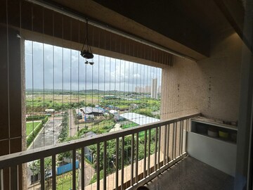 Balcony in 2 BHK Apartment at Raunak Park View, Ghodbunder Road – for Rent