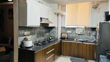 Kitchen in 2 BHK Builder Floor at Trishla City, Patiala Road – for Rent