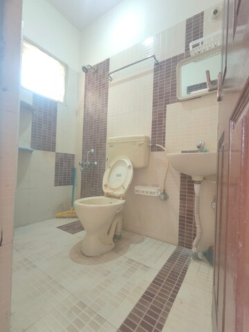 Bathroom in 1 BHK Builder Floor at Iti Layout – for Rent